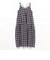 チェック ティアード ワンピース