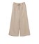 リネンライク イージー ワイドパンツ