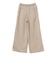 リネンライク イージー ワイドパンツ