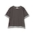 無地 カットソー × チュール Tシャツ（セットアイテム）