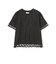 無地 カットソー × チュール Tシャツ（セットアイテム）