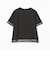 無地 カットソー × チュール Tシャツ（セットアイテム）