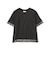 無地 カットソー × チュール Tシャツ（セットアイテム）