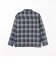 ダブルガーゼチェック オープンカラーシャツ