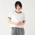 杢 クルーネック リンガーTシャツ