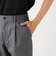 麻ブレンド ストレッチ 1プリーツ スラックス 26SS（セットアップ対応）