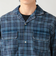 フェード チェック ネル シャツ