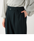 ベルト付き タックワイドパンツ