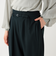 ベルト付き タックワイドパンツ