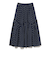 フリル ギザギザ切り替え スカート