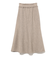 リネン調 ツイード スカート