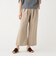 リネンライク タックパンツ