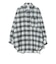 チェック柄 シアー ボタンシャツ