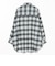 チェック柄 シアー ボタンシャツ