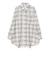 チェック柄 シアー ボタンシャツ