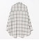 チェック柄 シアー ボタンシャツ