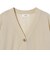 シアー Vネック ニットカーディガン