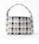 ギンガム チェック ニット バッグ