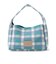 ギンガム チェック ニット バッグ