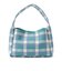 ギンガム チェック ニット バッグ