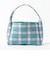 ギンガム チェック ニット バッグ