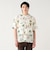 プリント オープンカラー シャツ
