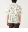 プリント オープンカラー シャツ