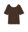 メタルチャーム スクエアネック Tシャツ