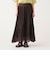 シアー プリーツ スカート
