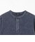 加工 ワッフル ヘンリーネック ショートスリーブ Tシャツ