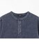 加工 ワッフル ヘンリーネック ショートスリーブ Tシャツ