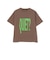 ウェーブフォント グラフィック Tシャツ