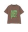 ウェーブフォント グラフィック Tシャツ