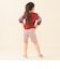 【WEB限定】ハーフ レギンス パンツ 2026SS（80～130cm）子供服 夏物 まとめ買い キッズ プチプラ 定番