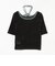 チョーカー付き シアー ベロア Tシャツ（セットアイテム）