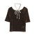 チョーカー付き シアー ベロア Tシャツ（セットアイテム）