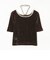 チョーカー付き シアー ベロア Tシャツ（セットアイテム）