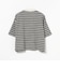 ワッフル ボーダー ポロシャツ