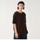 リップルダブルフェイス フェイクレイヤード Tシャツ（接触冷感）