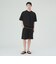 ワッシャーナイロン ワイド ショートパンツ