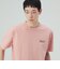 フェード ワンポイント プリント Tシャツ