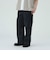 デニムライク ツイル 2タック ワイドストレートパンツ