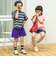 ツートン ギャザー Tシャツ 2026SS (90～140cm) 子供服 夏物 プチプラ