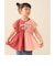 ツートン ギャザー Tシャツ 2026SS (90～140cm) 子供服 夏物 プチプラ