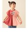 ツートン ギャザー Tシャツ 2026SS (90～140cm) 子供服 夏物 プチプラ
