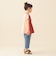 ツートン ギャザー Tシャツ 2026SS (90～140cm) 子供服 夏物 プチプラ