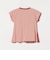 ツートン ギャザー Tシャツ 2026SS (90～140cm) 子供服 夏物 プチプラ