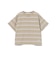 ビッグ ボーダー Tシャツ 2026SS (90～150cm) 外遊び プチプラ 通園 通学 公園 定番