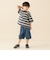 ビッグ ボーダー Tシャツ 2026SS (90～150cm) 外遊び プチプラ 通園 通学 公園 定番