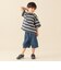 ビッグ ボーダー Tシャツ 2026SS (90～150cm) 外遊び プチプラ 通園 通学 公園 定番